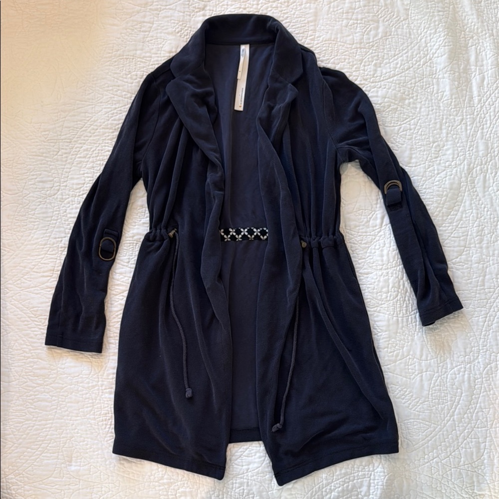 Anthropologie Navy Blue Soft Cardigan Jacket S